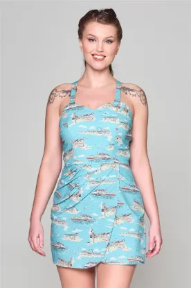 Picture of Macacão Mahina Brighton Postcard Sarong