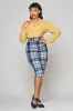 Image de Saia Juanita Moonlight Chek Pencil