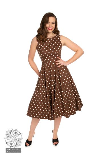Bild von Vestido Cindy Polka Dot Swing