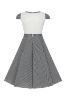 Bild von Vestido Chelsea Check Swing in Black