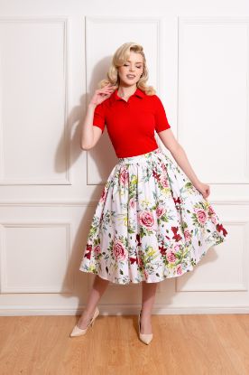 Bild von Camisola Tiffany Red Button Up
