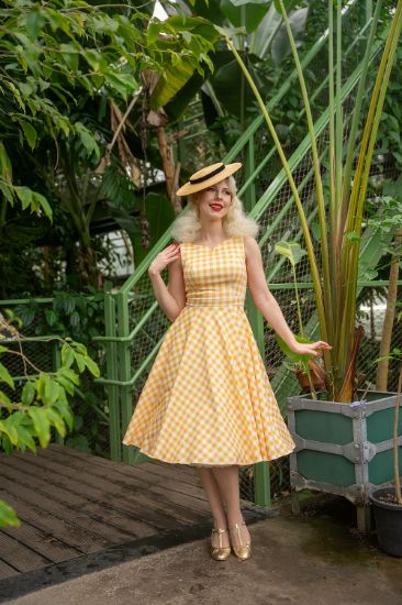 Bild von Vestido Gemma Gingham Swing