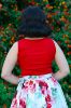 Bild von Top Maddison Red Ribbed