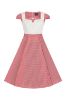 Image de Vestido Chelsea Check Swing in Red
