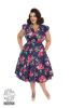 Picture of Vestido Midnight Garden Floral Tea