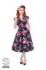 Picture of Vestido Midnight Garden Floral Tea
