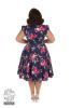 Picture of Vestido Midnight Garden Floral Tea