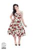 Bild von Vestido 50s Ditsy Rose Floral Summer