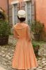 Picture of Vestido Hannah Polka Dot Swing in Light Orange