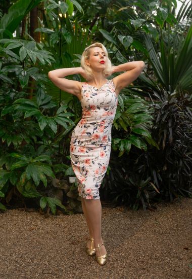 Image de Vestido Joyce Floral Wiggle