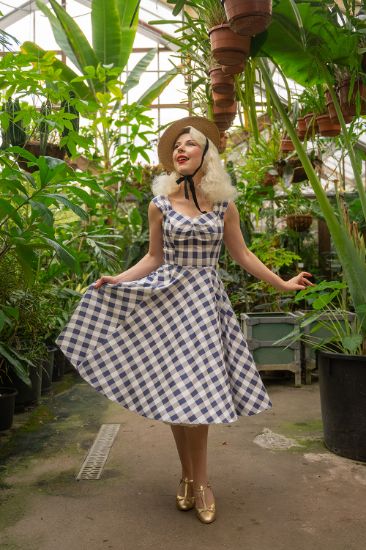 Bild von Vestido Sadie Check Swing