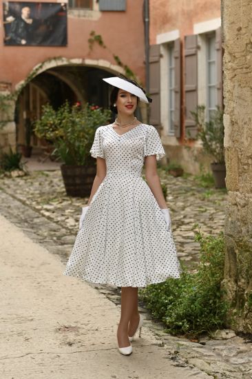 Bild von Vestido Thea Polka Dot Swing